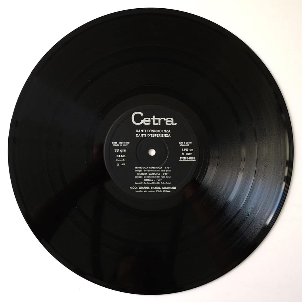 NICO, GIANNI, FRANK, MAURIZIO - Canti D'Innocenza Canti D'Esperienza - Image 7