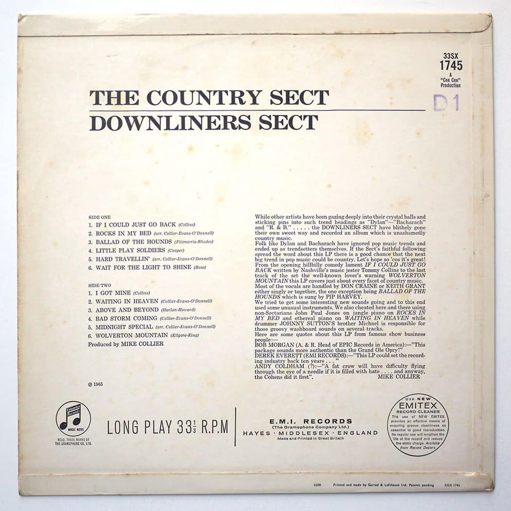 DOWNLINERS SECT - The Country Sect - Image 3