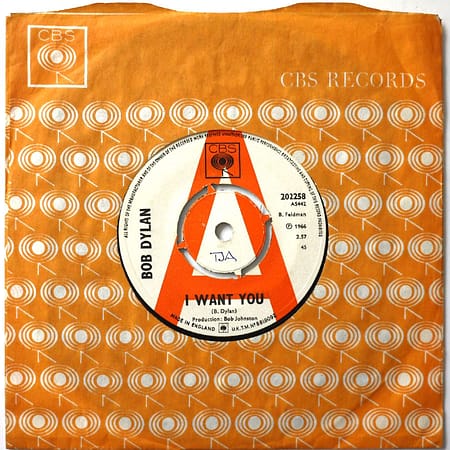 BOB DYLAN - I Want You (PROMO)