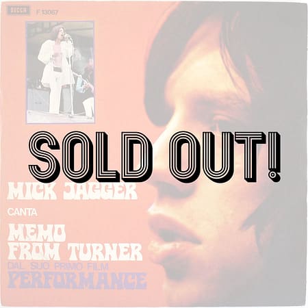 MICK JAGGER - Memo From Turner