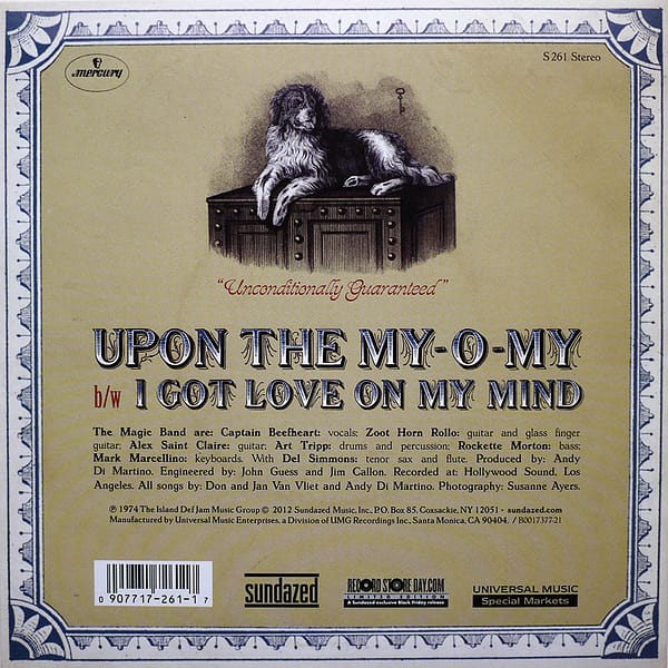 CAPTAIN BEEFHEART AND THE MAGIC BAND - Upon The My-O-My - Image 2