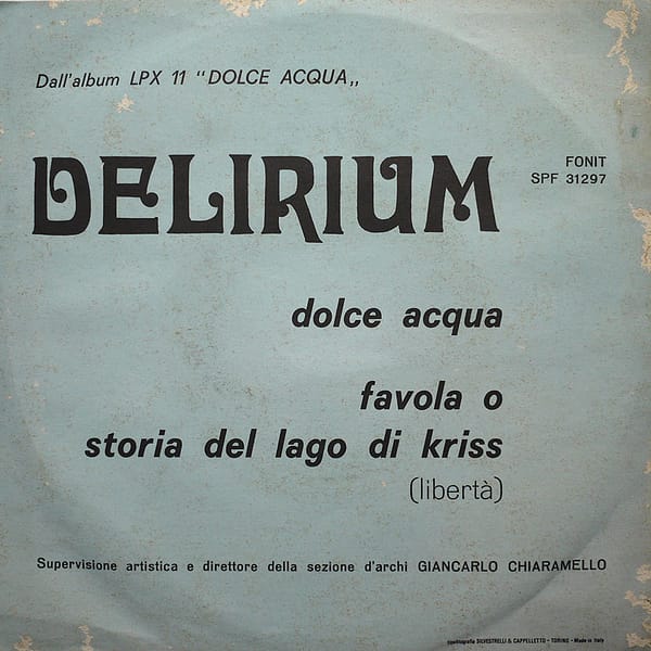 DELIRIUM - Dolce Acqua - Image 2