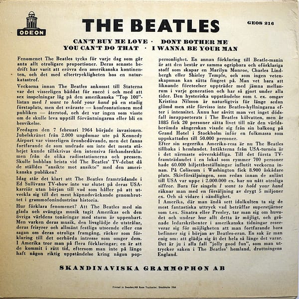 BEATLES - Can't Buy Me Love - Image 2