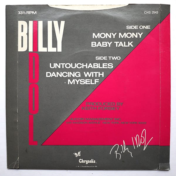 BILLY IDOL - Mony Mony - Image 2