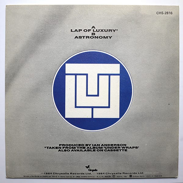 JETHRO TULL - Lap Of Luxury (PROMO) - Image 2