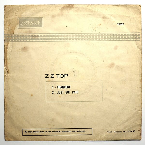 ZZ TOP - Francene - Image 2