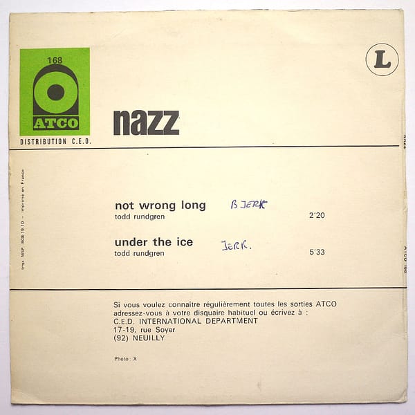 NAZZ - Not Wrong Long - Image 2