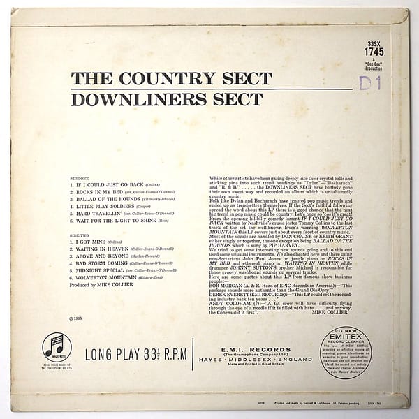 DOWNLINERS SECT – The Country Sect - Image 2