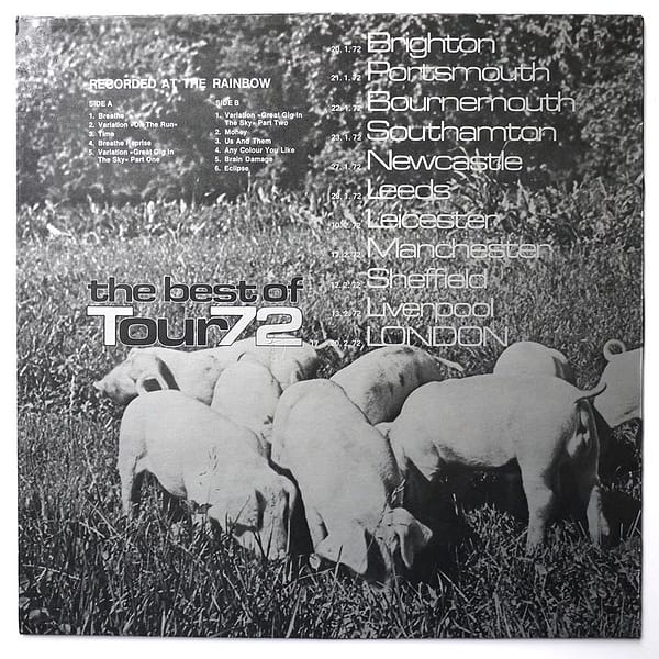 PINK FLOYD - The Best Of Tour 72 - Image 2