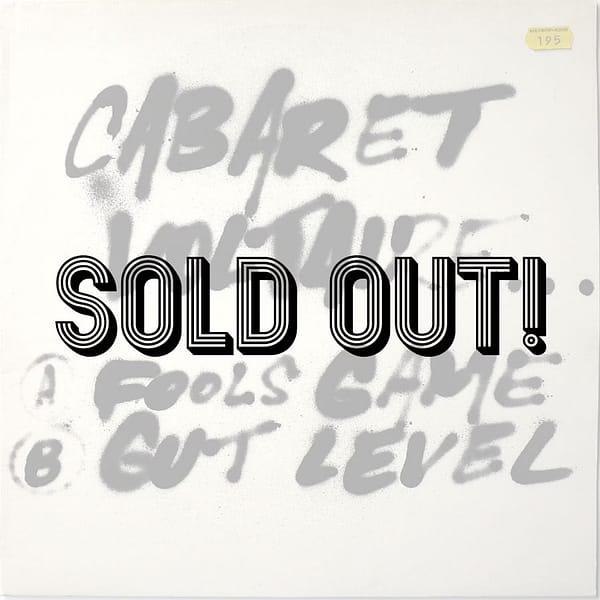 CABARET VOLTAIRE - Fools Games