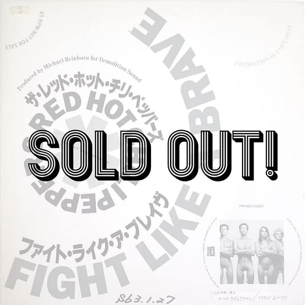 RED HOT CHILI PEPPERS -  Fight Like A Brave (PROMO ONLY)