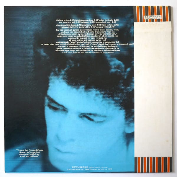 LOU REED - Rock And Roll Heart - Image 2