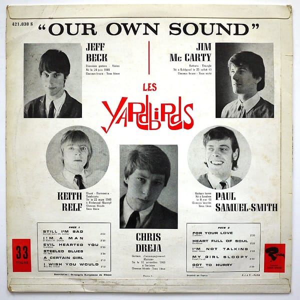 YARDBIRDS - Our Own Sound - Image 2