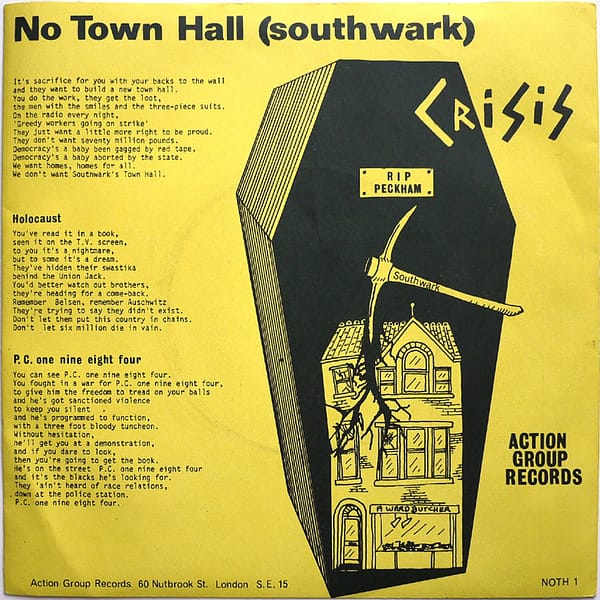 CRISIS - No Town Hall (Southwark)