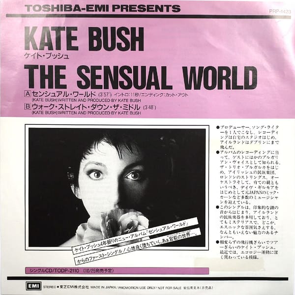 KATE BUSH - The Sensual World (PROMO)
