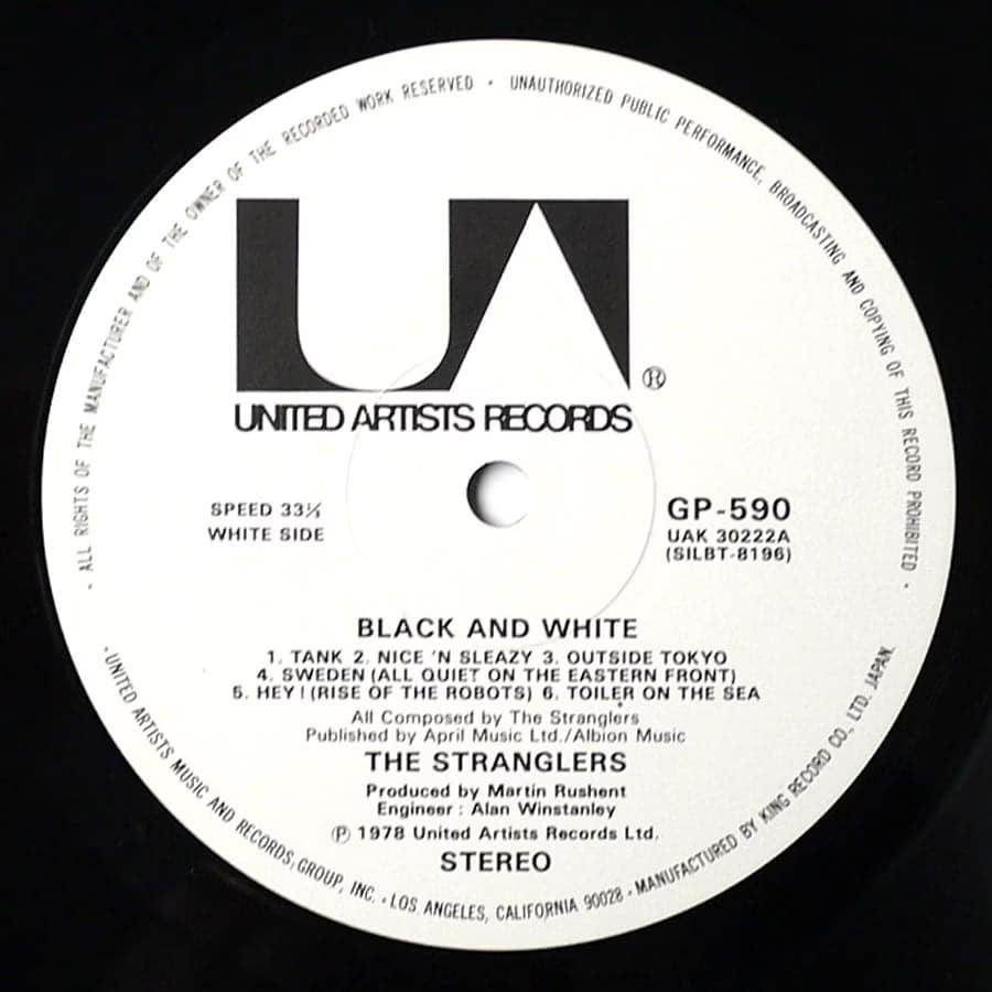 STRANGLERS - Black And White - Image 13
