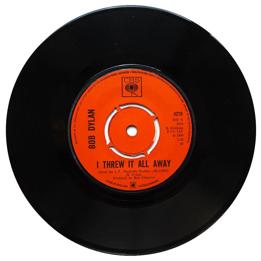 BOB DYLAN - I Threw It All Away - Image 2