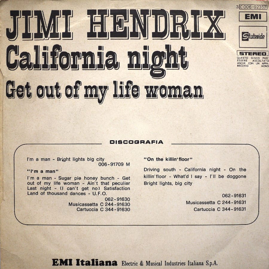 JIMI HENDRIX - California Night - Image 2