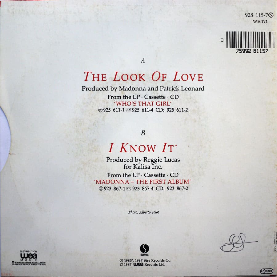MADONNA - The Look Of Love - Image 2