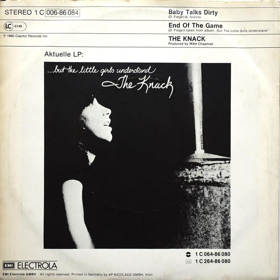 KNACK - Baby Talks Dirty - Image 2