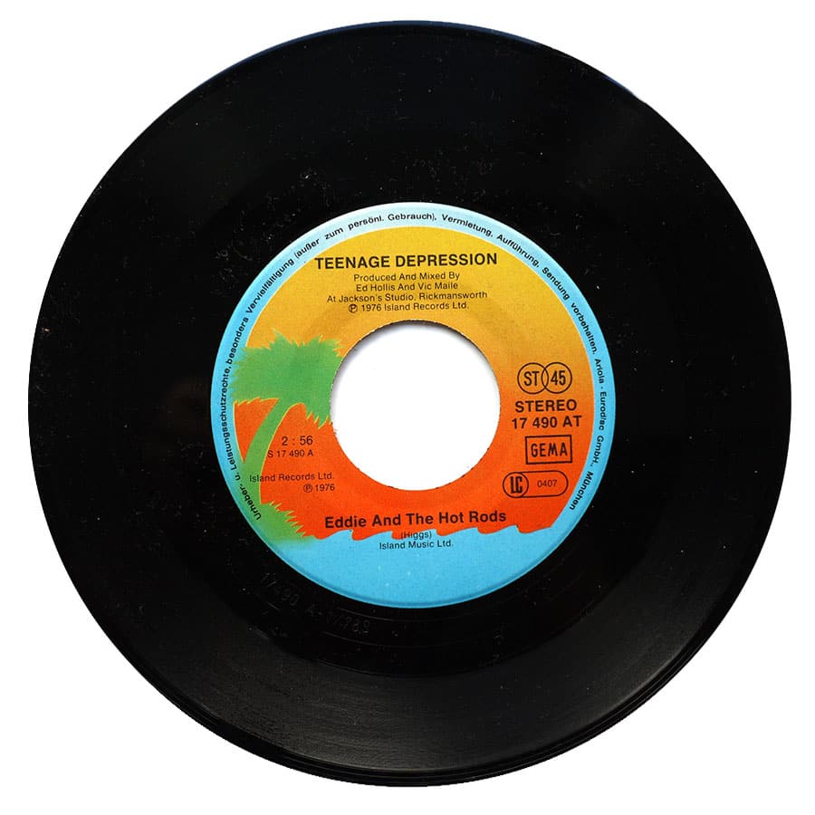 EDDIE AND THE HOT RODS - Teenage Depression - Image 3