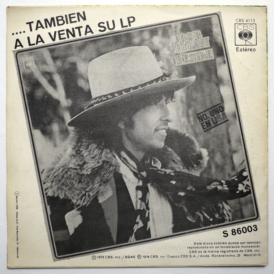 BOB DYLAN - Mozambique - Image 2