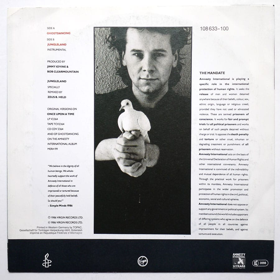 SIMPLE MINDS - Ghotdancing - Image 2