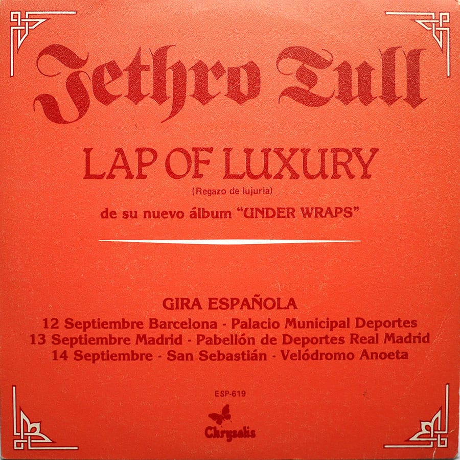 JETHRO TULL - Lap Of Luxury (PROMO)