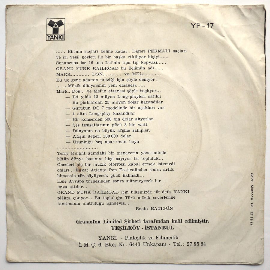 GRAND FUNK RAILROAD - Save The Land - Image 2