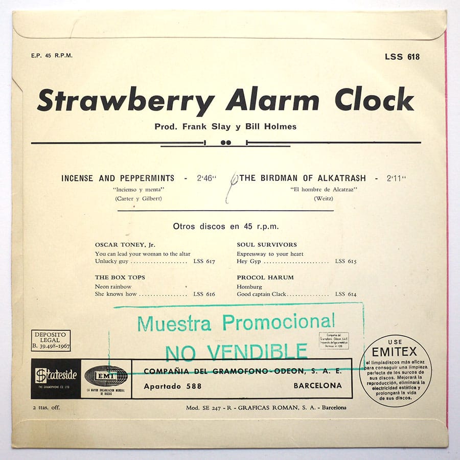 STRAWBERRY ALARM CLOCK - Incense And Peppermints - Image 2