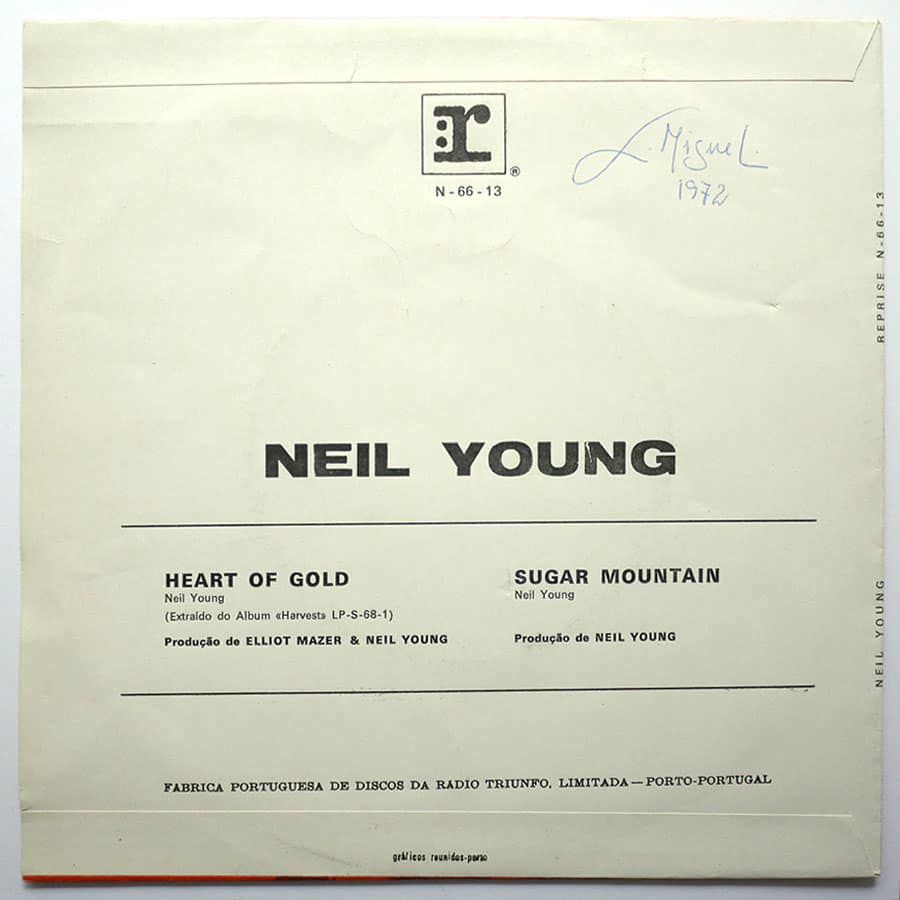 NEIL YOUNG - Heart Of Gold - Image 2