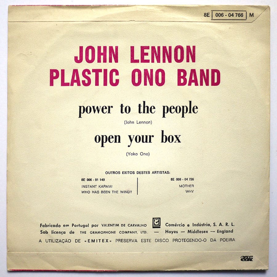 JOHN LENNON - Power To The People - Image 2