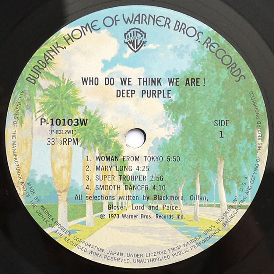 DEEP PURPLE - Who Do We Think We Are - Image 8