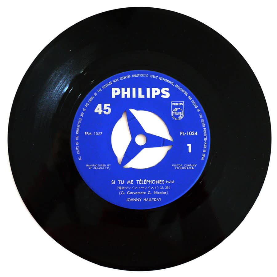 JOHNNY HALLYDAY - Si Tu Me Telephones - Image 4