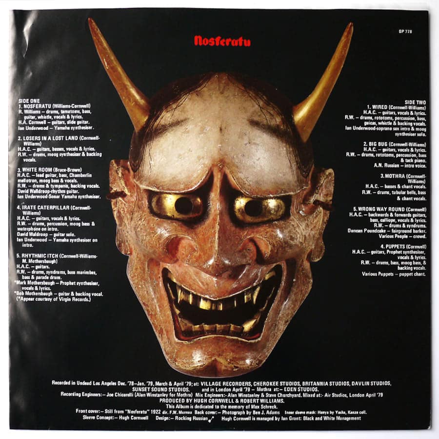 HUGH CORNWELL & ROBERT WILLIAMS - Nosferatu - Image 4