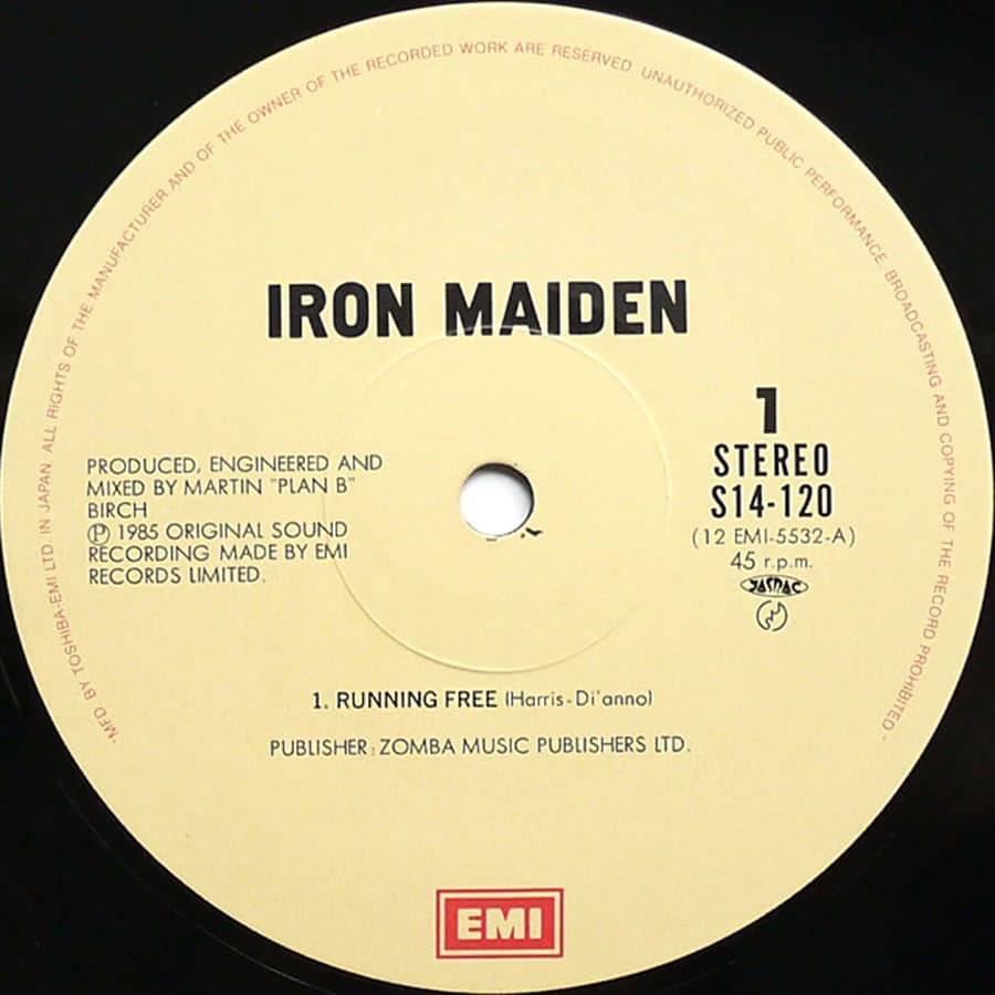 IRON MAIDEN - Running Free - Image 4