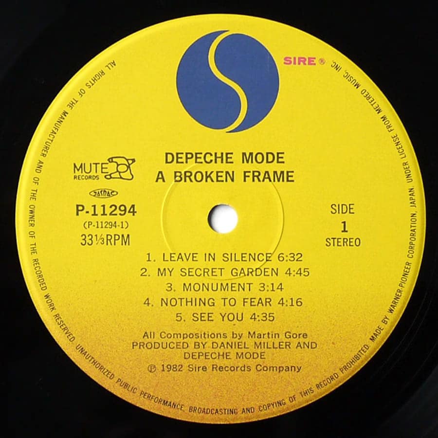 DEPECHE MODE - A Broken Frame - Image 5