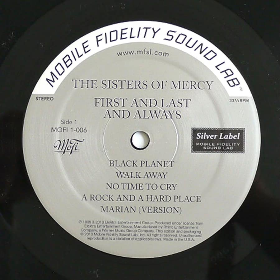 SISTERS OF MERCY - First And Last And Always - Image 5