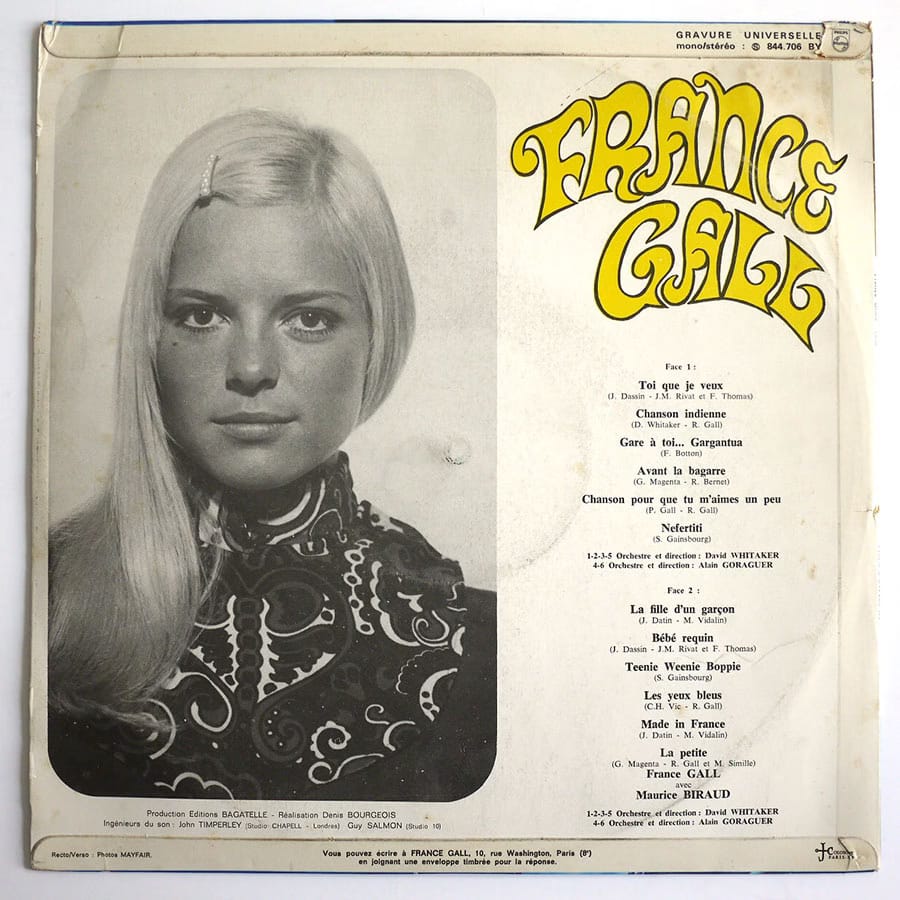 FRANCE GALL - 1968 - Image 3
