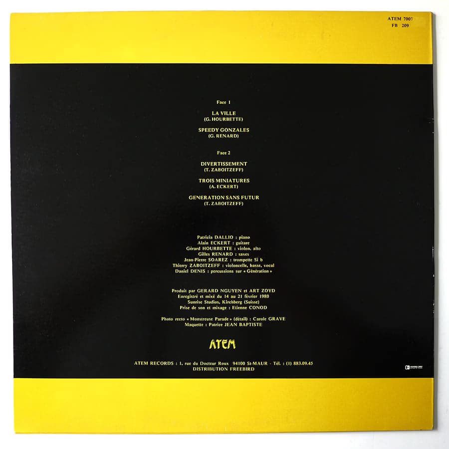 ART ZOYD - Génération Sans Futur - Image 2