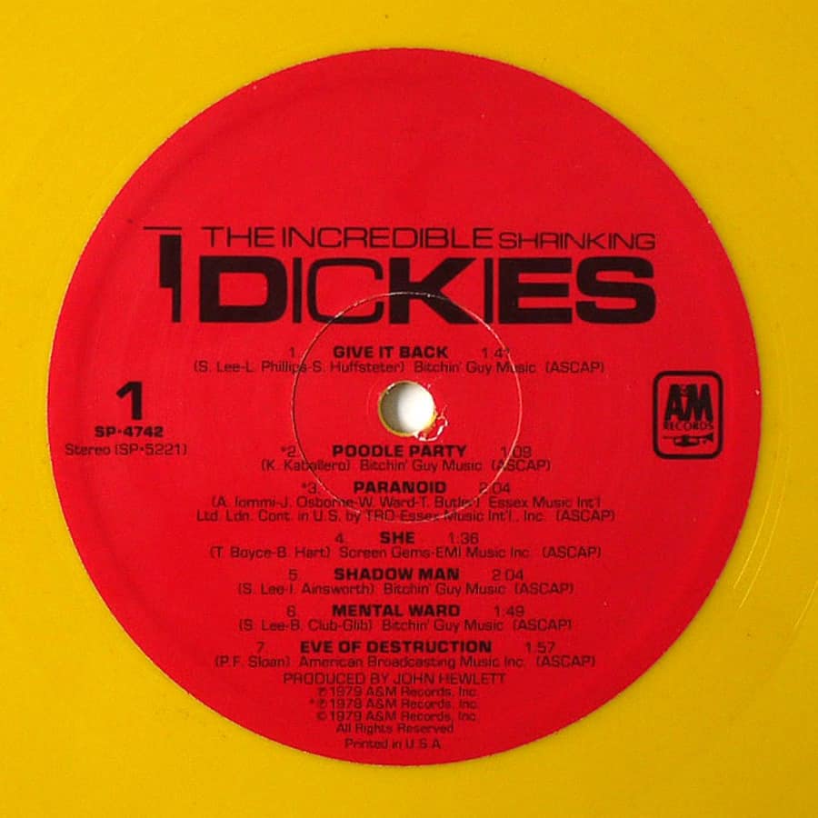 DICKIES - The Incredible Shrinking Dickies - Image 6