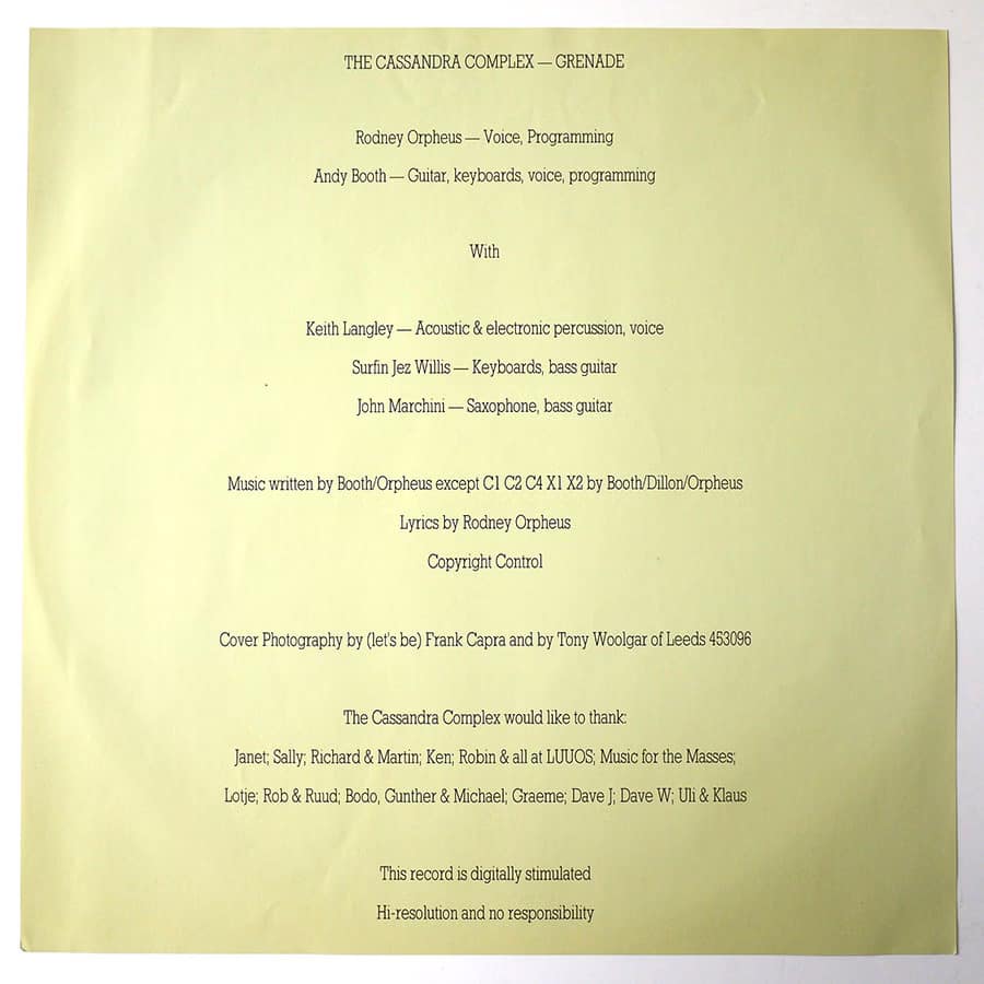 CASSANDRA COMPLEX - Grenade - Image 5