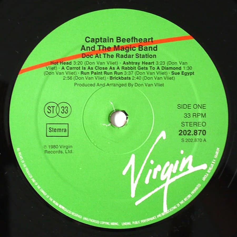 CAPTAIN BEEFHEART & THE MAGIC BAND ‎– Doc At The Radar Station - Image 5