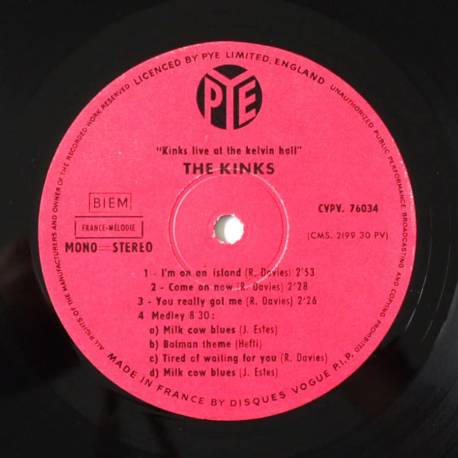 KINKS - Live At The Kelvin Hall - Image 6