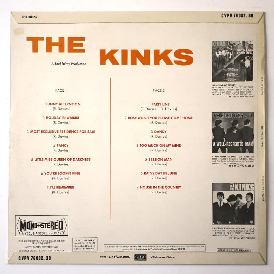 KINKS - Sunny Afternoon - Image 2