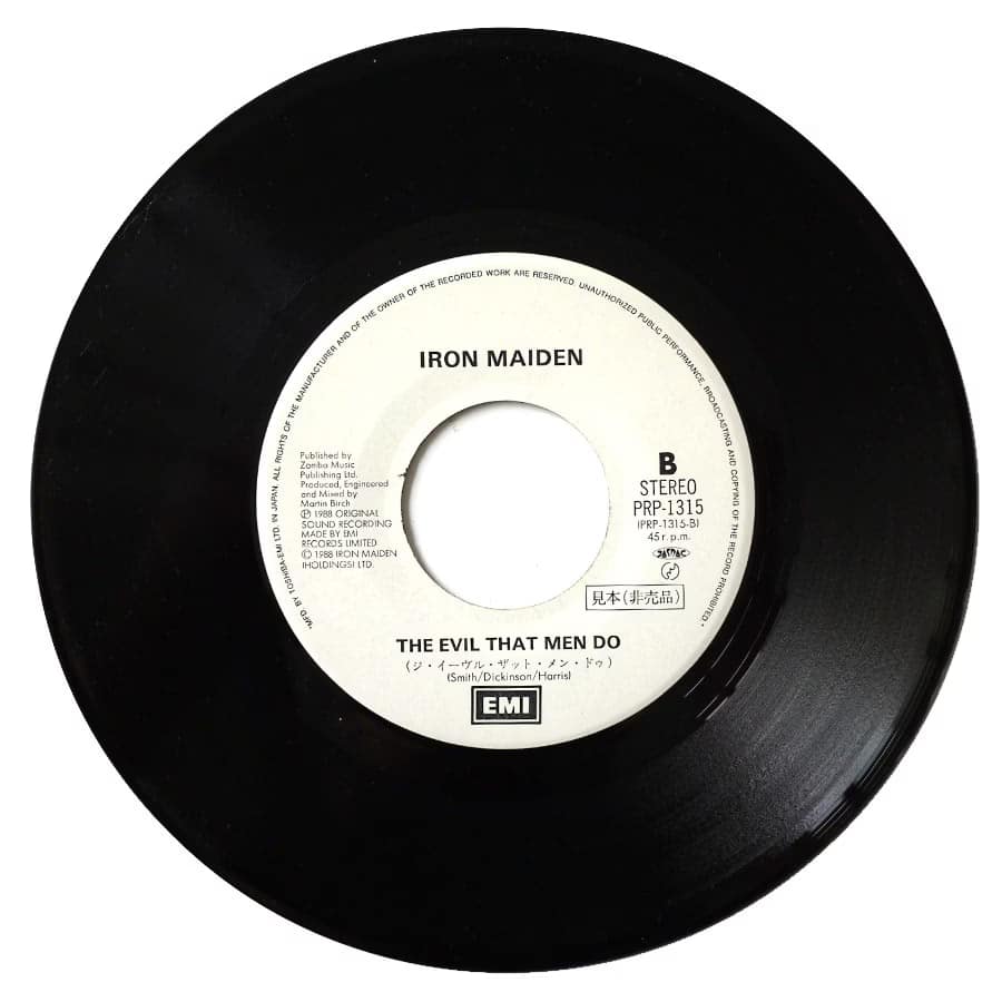IRON MAIDEN - The Evil That Men Do (PROMO) - Image 6