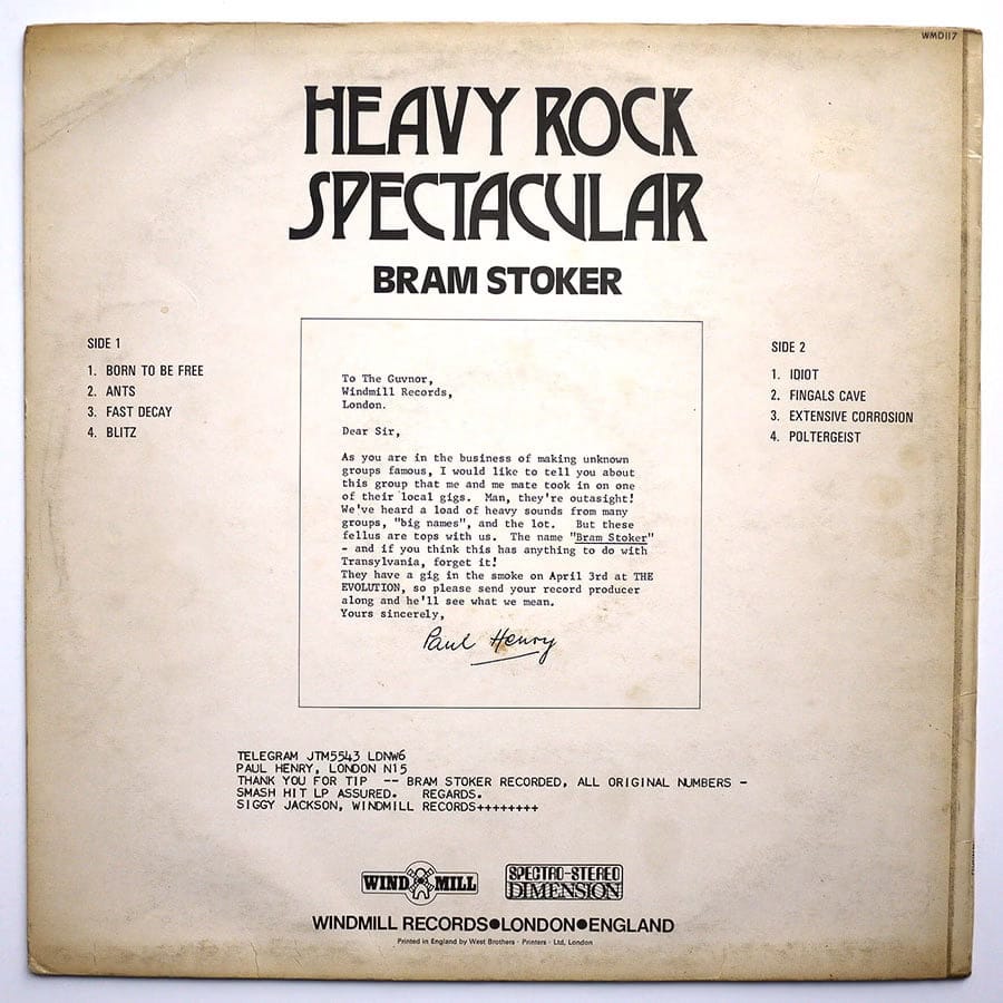 BRAM STOKER - Heavy Rock Spectacular - Image 4