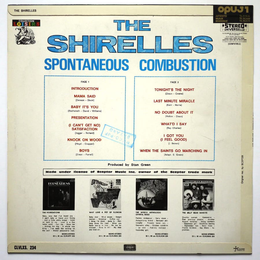 SHIRELLES - Spontaneous Combustion - Image 2