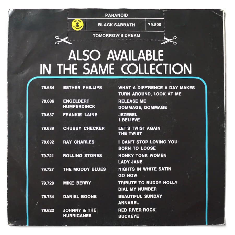 BLACK SABBATH - Paranoid - Image 5