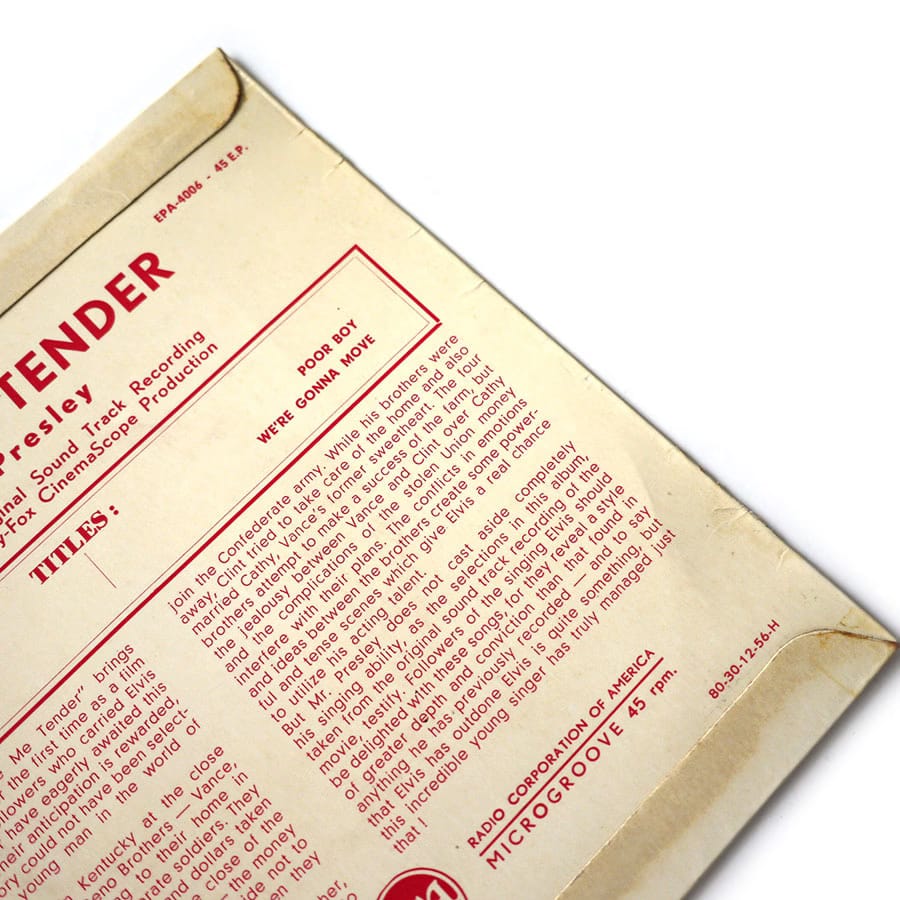 ELVIS PRESLEY - Love Me Tender - Image 4